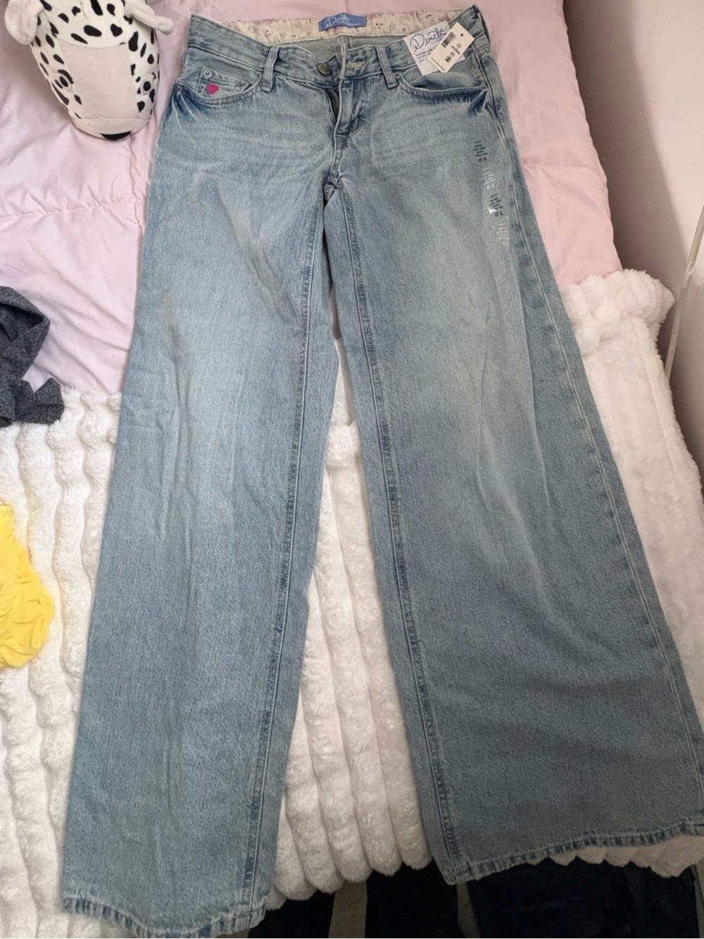 Aeropostale Light Blue Wide Leg Jeans